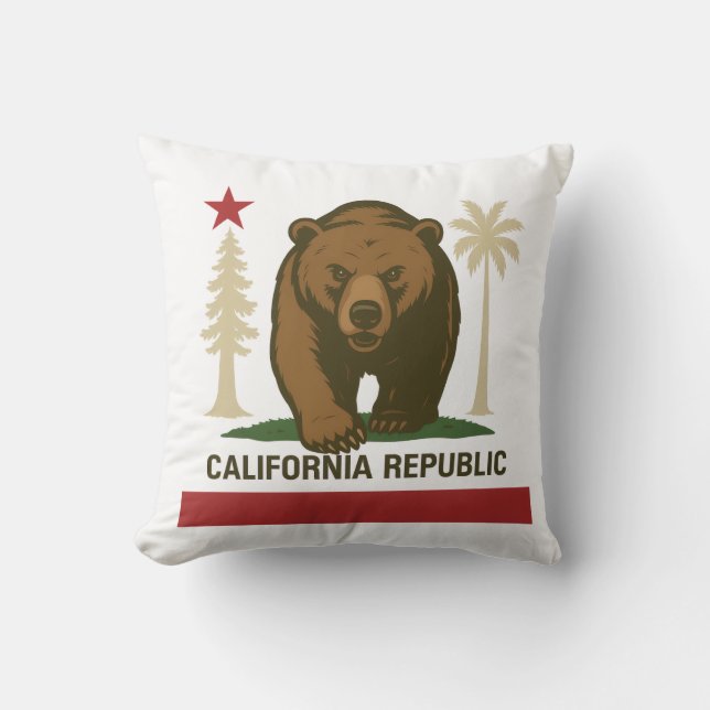 Coussin République de Californie (Recto)