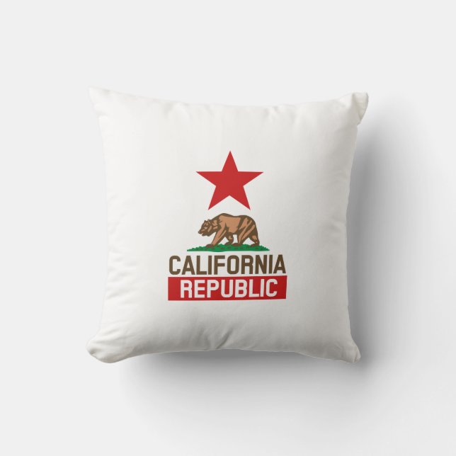 Coussin République de la Californie (Recto)