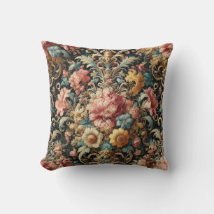 Coussin Requiem pour Arcana - Design floral gothique