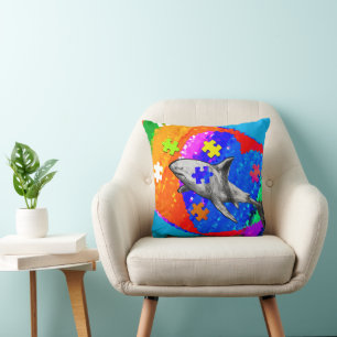 Coussin Requin Autiste