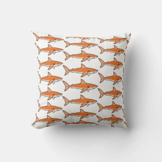 Coussin Requin Orange