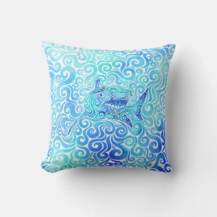 Coussin Requin tourbillonnant