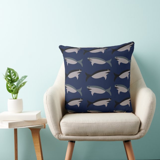 Coussin Requins dans l'océan (Chaise)