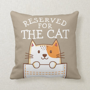 Coussin Réservé Au Chat