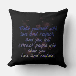 Coussin respect de soi Jeu d'oreiller