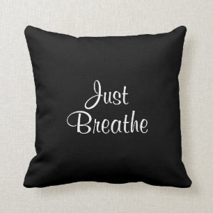 Coussin Respirer le Zen Yoga Méditer l'oreiller à lancer