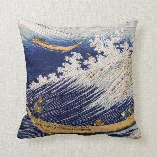 Coussin Ressacs par Katsushika Hokusai