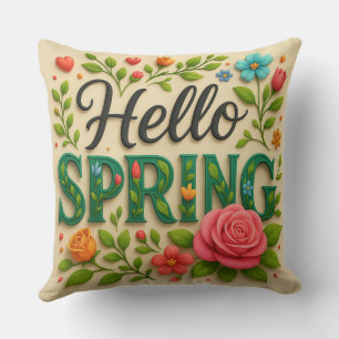 Coussin Ressort floral mou