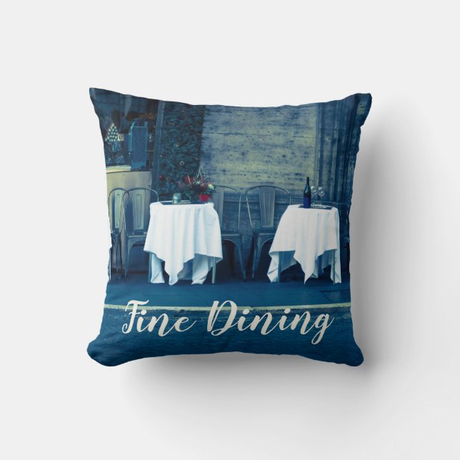 Coussin Restaurant gastronomique pour gourmets et gourmets (Recto)