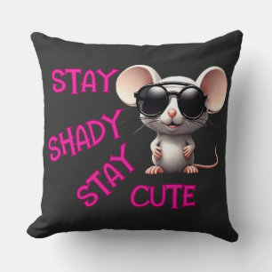 Coussin Reste Ombragée, Reste mignonne souris