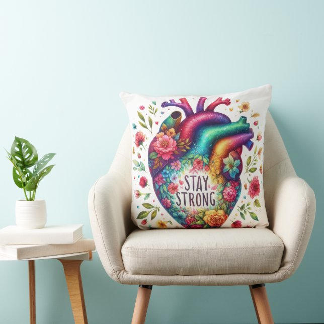 Coussin Restez forts (Chaise)