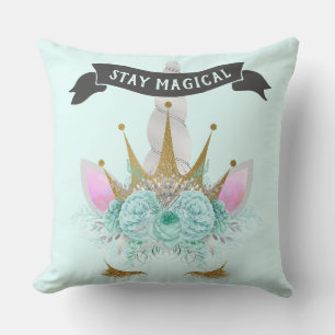 Coussin Restez Magique Unicorn Princesse