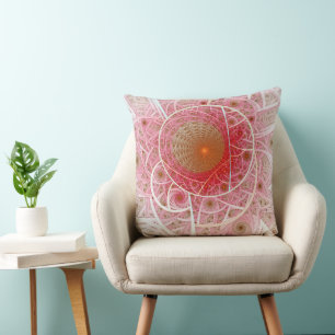 Coussin Résumé Abstrait Steampunk Rose