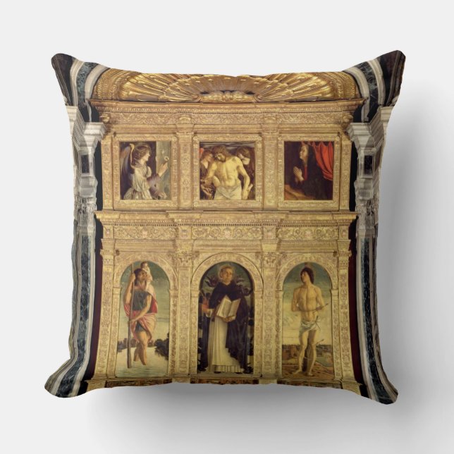 Coussin Retable de St Vincent Ferrer, c.1465 (polyptych) (Recto)