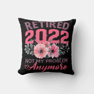 Coussin Retraite 2022 Cadeaux de retraite pour les femmes