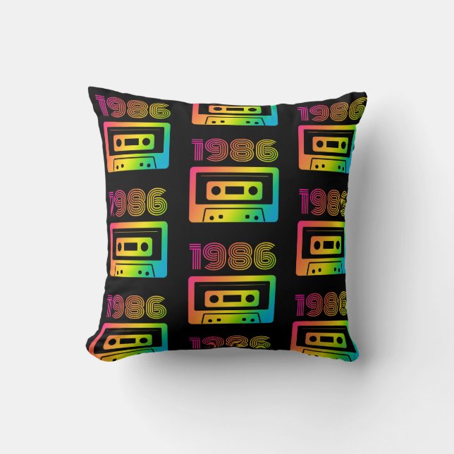 Coussin Rétro 1986 (Recto)