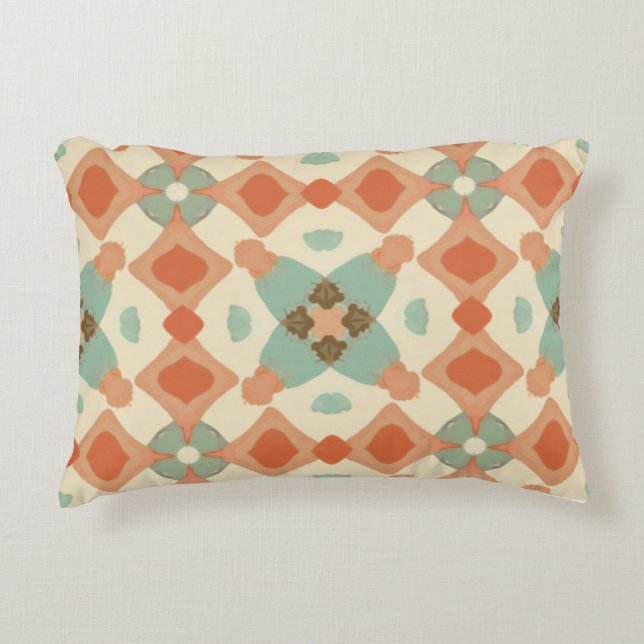 Coussin rétro chic - Motifs audacieux pour un vibr (Devant)