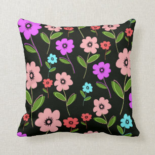 Coussin Rétro floral