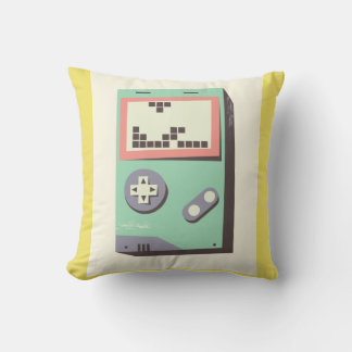 Coussin Retro LEGO Gameboy Throw Pillow – Fun Geeky Gift f
