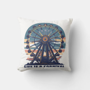 Coussin Retro Life est un carnaval