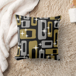 Coussin Retro Mid-Century Moderne Abstrait