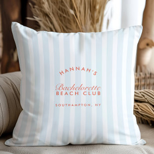 Coussin Rétro Moderne Vintage Bleu Enterrement de Vie de J