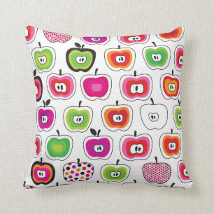 Coussin Rétro motif mignon de pomme