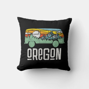Coussin Retro Oregon Outdoor Hippie Van Nature