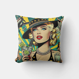 Coussin Retro Show Girl 