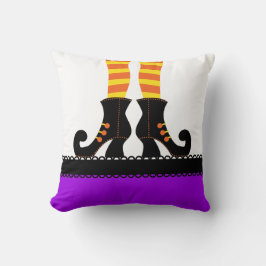 Coussin Rétro sorcière de Halloween