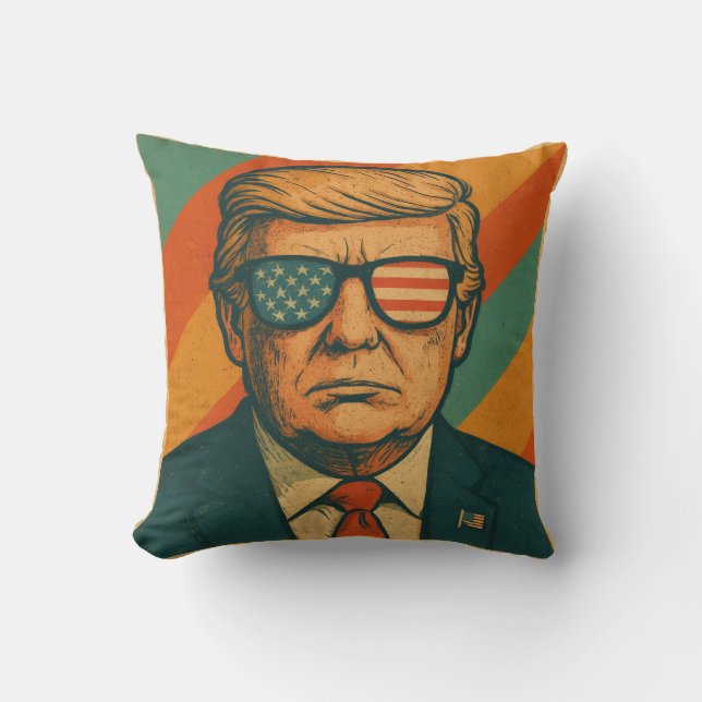 Coussin Retro Trump (Recto)