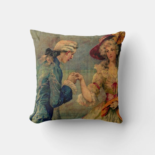 Coussin Réunion romantique (Recto)