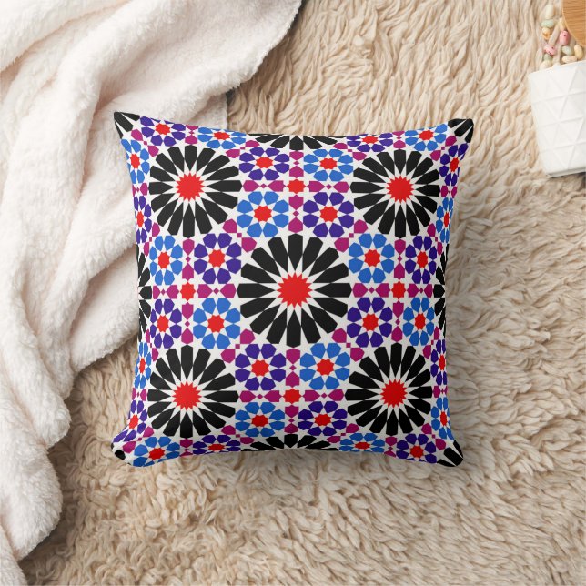 Coussin Rêve andalou - Elégance géométrique marocaine (Couverture)