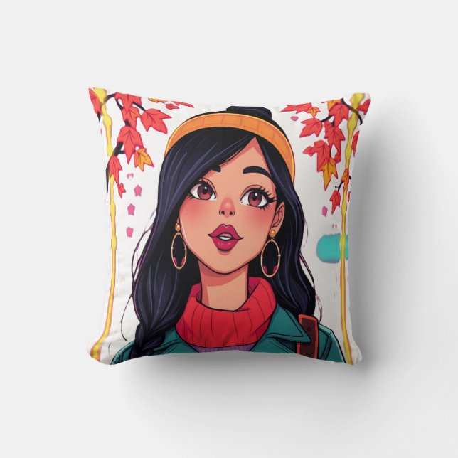 Coussin ✨ Rêve d'automne doré ✨ (Recto)