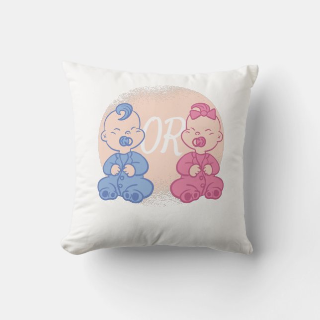 COUSSIN RÉVÉLATION DES SEXES (Recto)