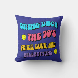 Coussin Revenir à la les années 70