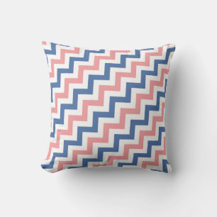 Coussin réversible bleu orange