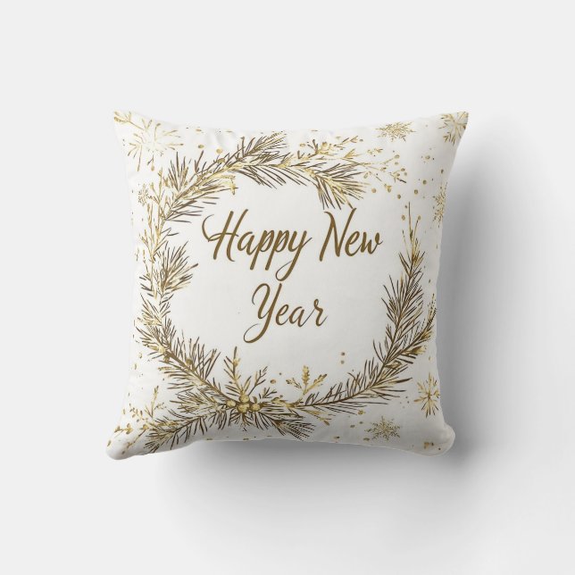 Coussin Reversible Christmas & New Year Pillow (Verso)