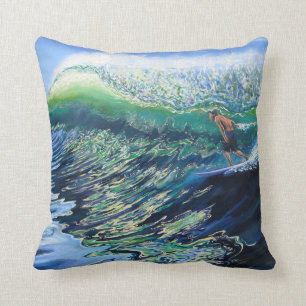 Coussin réversible d'art de surf