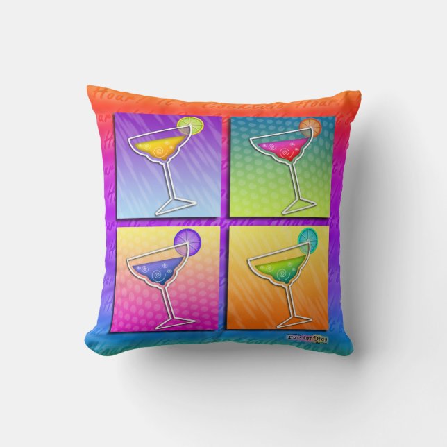 Coussin RÉVERSIBLE de MoJo d'Américain de (Recto)