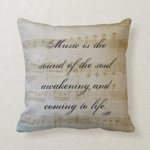 Coussin réversible de musique