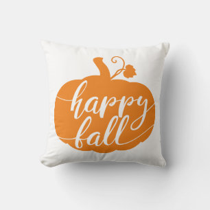 Coussin Réversible Happy Fall Citrouille