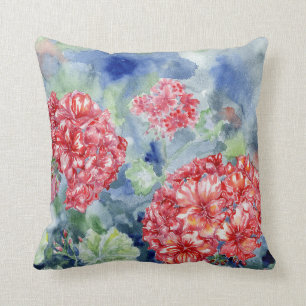 Coussin "Rêves de géranium" Lancer l'oreiller