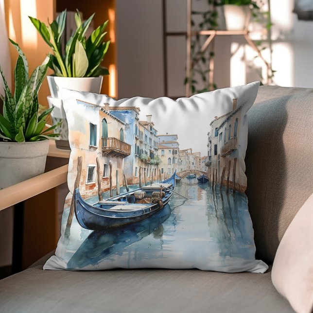 Coussin Rêves d'été de Venise (Créateur téléchargé)