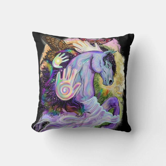 Coussin Rêves équins (Recto)