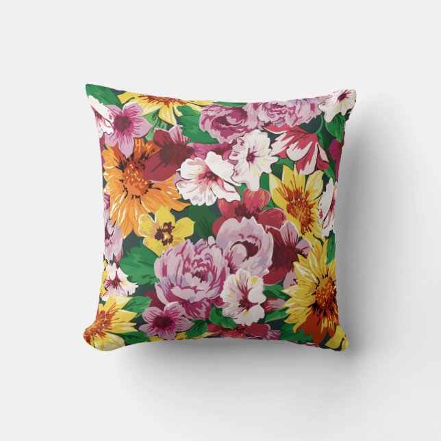 Coussin Rêves floraux #1 @ Susiejayne (Recto)