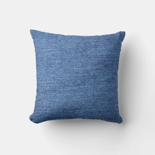 Coussin Revêtement bleu blanc Denim - Regarder l'image