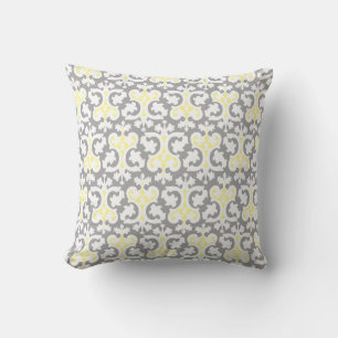 Coussin Revêtement gris jaune moderne
