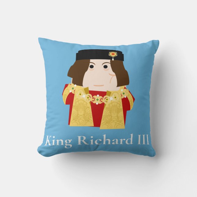 Coussin Richard III, Maison de York Roi d'Angleterre (Recto)