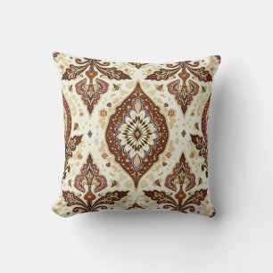 Coussin Riche Brown Paisley